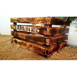 Dog Toy Box Farmhouse Antique Wood Box Pine Wood Blanket Box