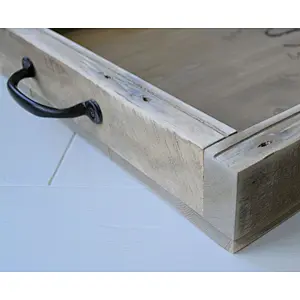 Rustic Wooden Tray with Handles