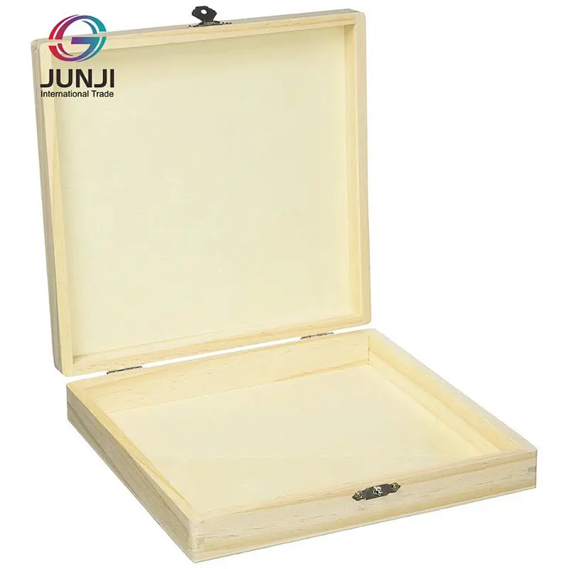 Handmade wooden box wooden wedding card box wood jewelry box custom logo