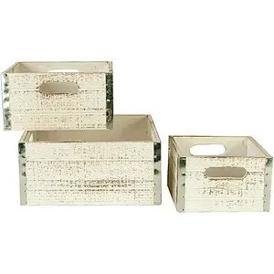 Unfinished Wood Crates Wholesale wooden flower pot wood crate storage