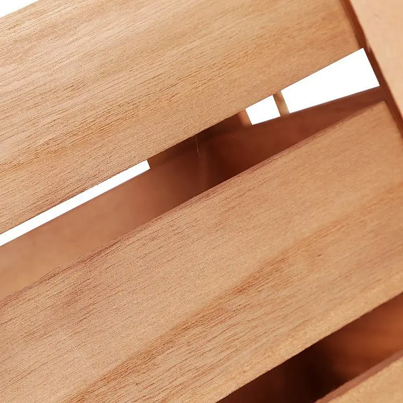 Wood Storage Crate Display Box 3pcs