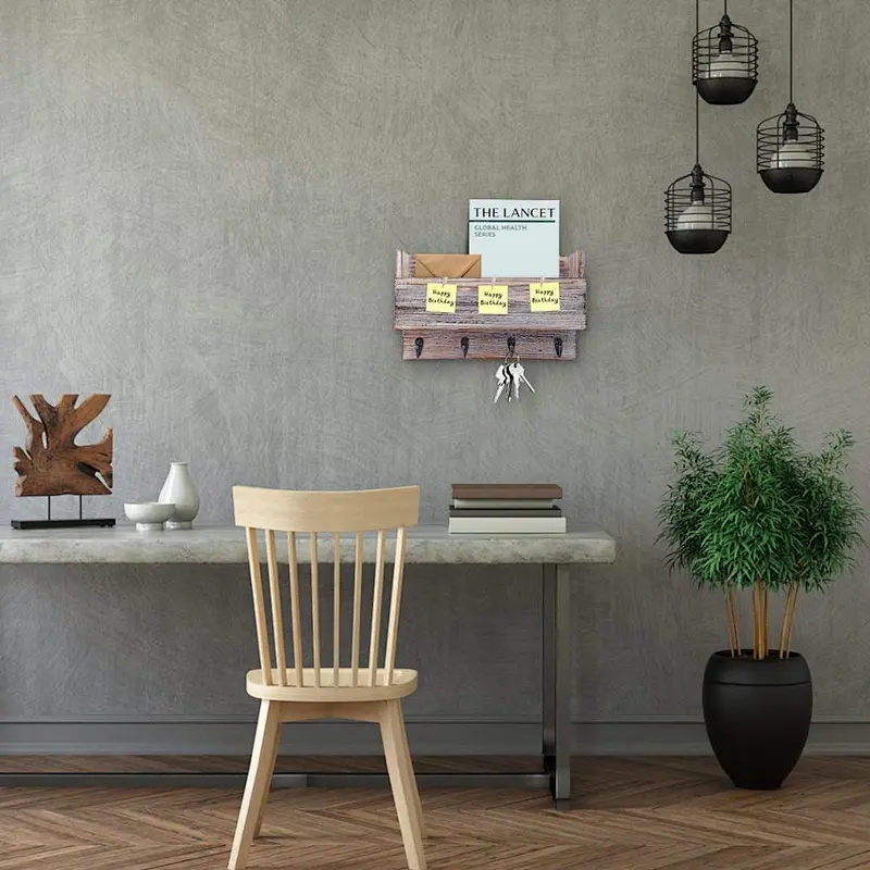 Wood book shelf wooden wall mounted wall shelf decorations shelf wall for living room