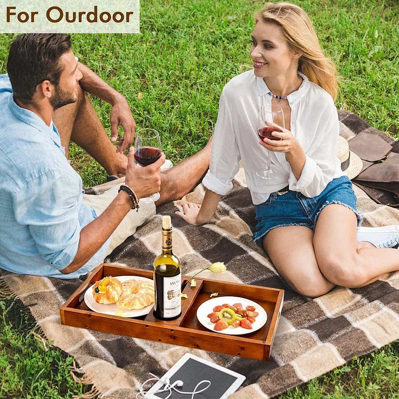 ottoman tray   remote tray living room home decor TV wooden tray