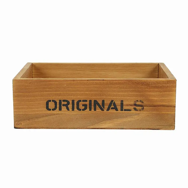 Wood Planter Box - Wooden Flower Pot Fleshy Succulent Planting Box Multifunctional and Exquisite Garden Flower Plant Pot Planter