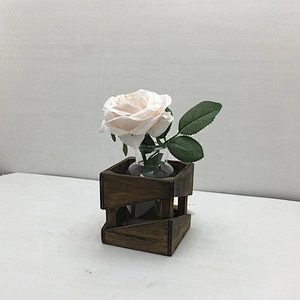 Wood Flower planter & Planters Solid Wood Flower Pots