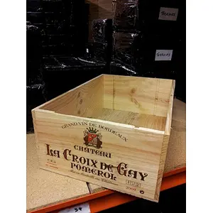 1 x 12 Bottle size - Traditional FRENCH wood box / Crate / Storage unit - Christmas Hamper, Gift idea