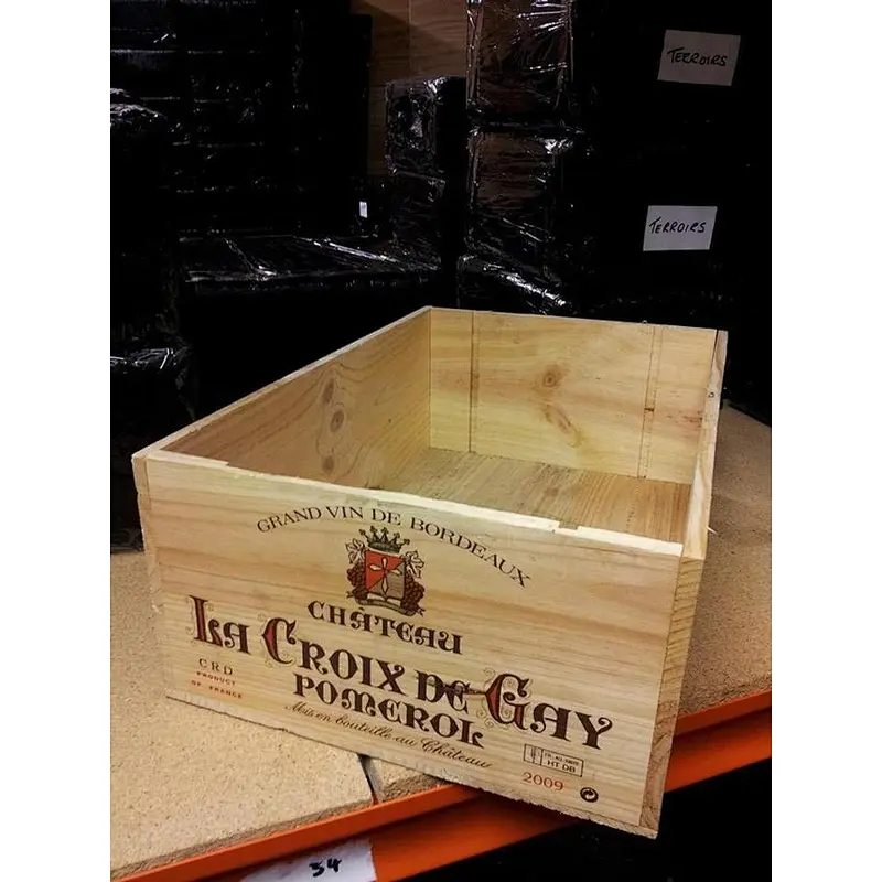1 x 12 Bottle size - Traditional FRENCH wood box / Crate / Storage unit - Christmas Hamper, Gift idea