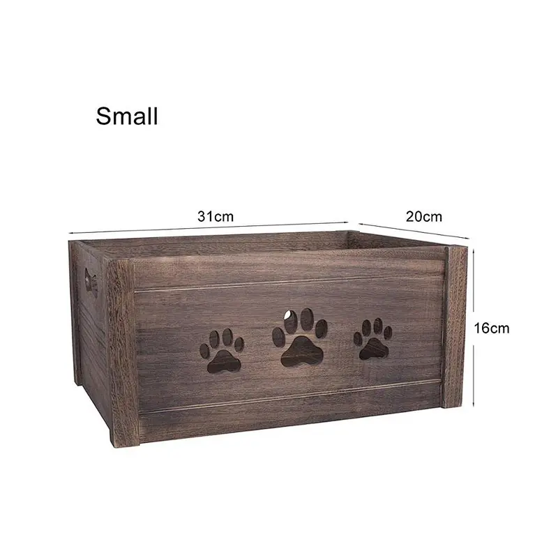 Distressed Wooden Fruit Vegetable Storage Crate