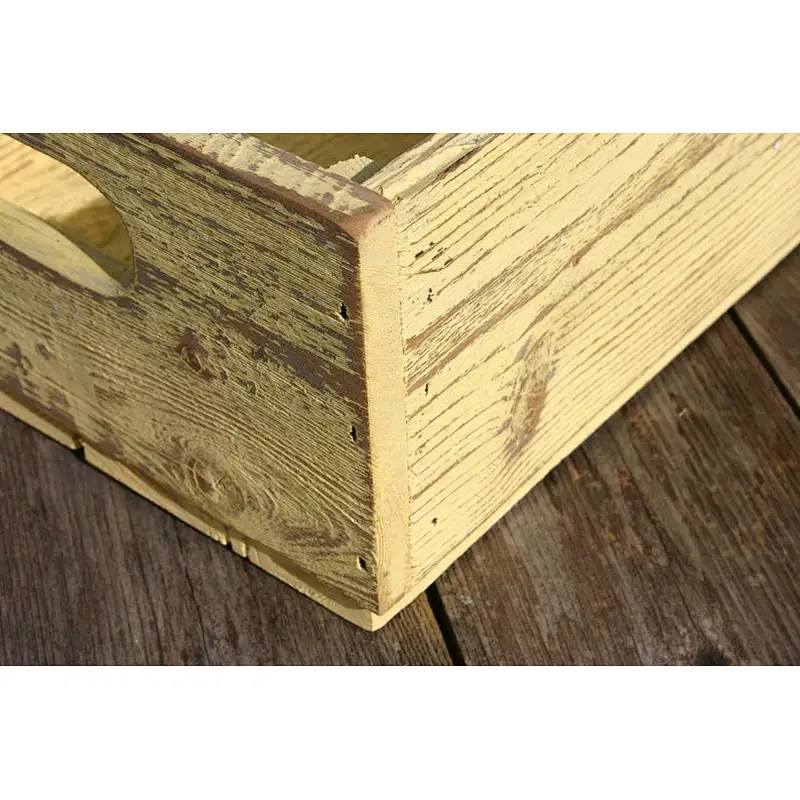 Rustic vintage wooden box