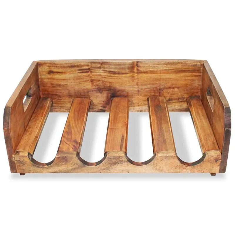 Wooden wine rack