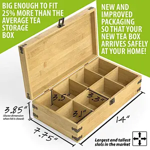 Beautiful Wooden Kitchen Organizer with Large Tall Adjustable Shelves box