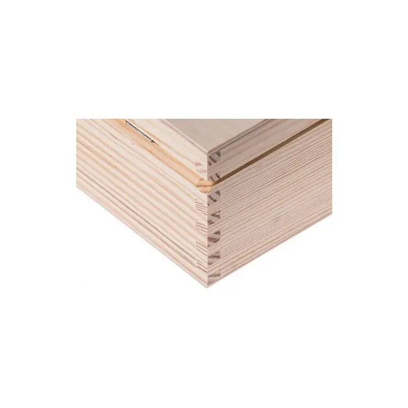 unfinished unpainted plain blank chest wooden box