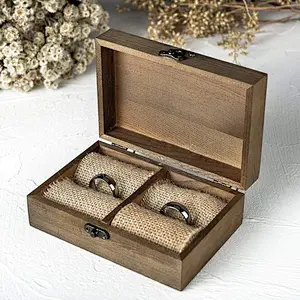 Wood Ring Box Holder  wooden box