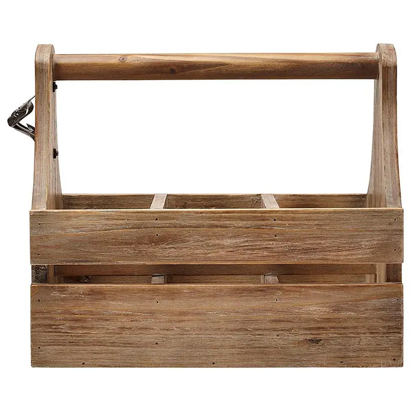 Modern Rustic Wine Rack Caddy