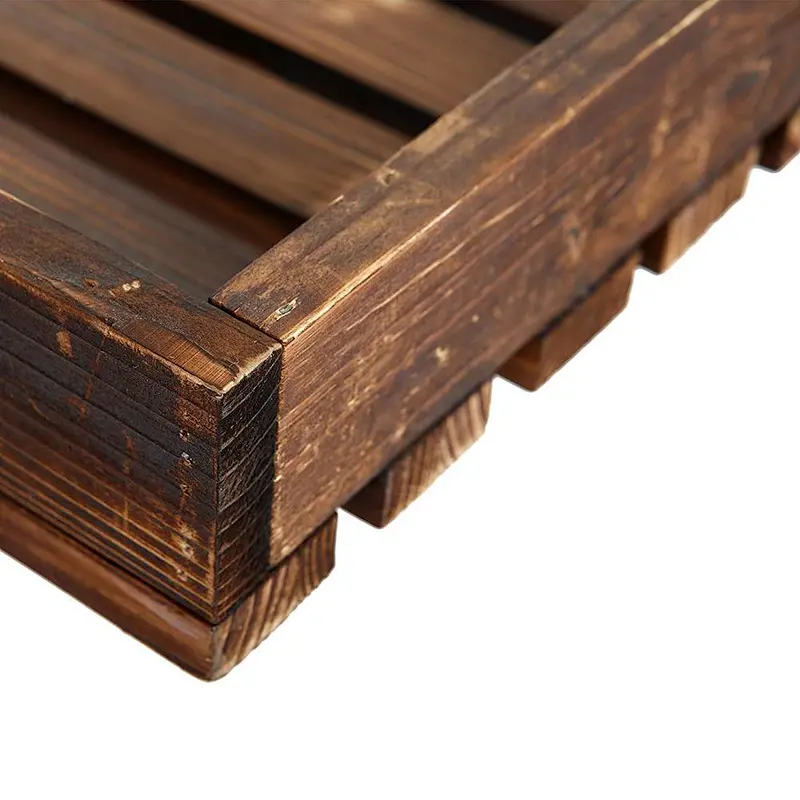 Extra Large Wooden Tray Serving Trays for Ottomans Wooden Trays For Decoration Wood Tray Stand Wooden Decorated Tray