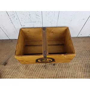 Rustic wholesale big basketdelicate customized wine wooden box home decoration Wooden crate with  wooden boxes unfinished
