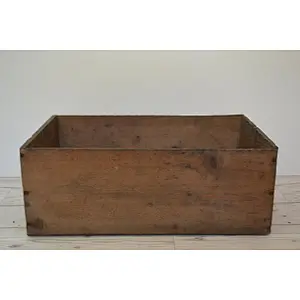 Rustic wholesale antique big  cheaper unfinished home decoration delicate practical Vintage Wood Box Rustic Storage Crate