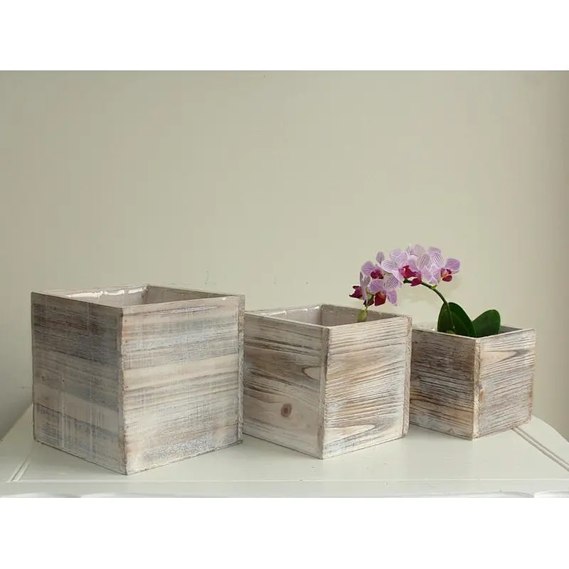 wood boxes woodland planter flower box rustic pot vases wedding wooden boxes rustic hydrangea wedding bouquet arrangement center