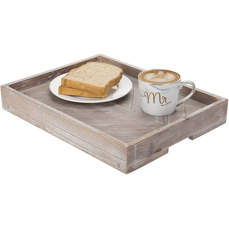 Small Wood Tray Farmhouse Decor Table Decor wooden tray  wooden  Tray  Breakfast In Bed