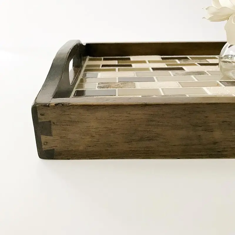Unfinished Wood Trays Wood Serving Tray Wooden Ottoman Tray