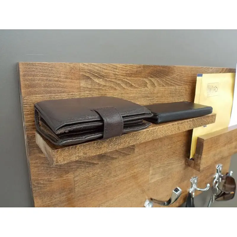 Book shelf wooden wall mounted floating wall shelf wall shelves for bedroom
