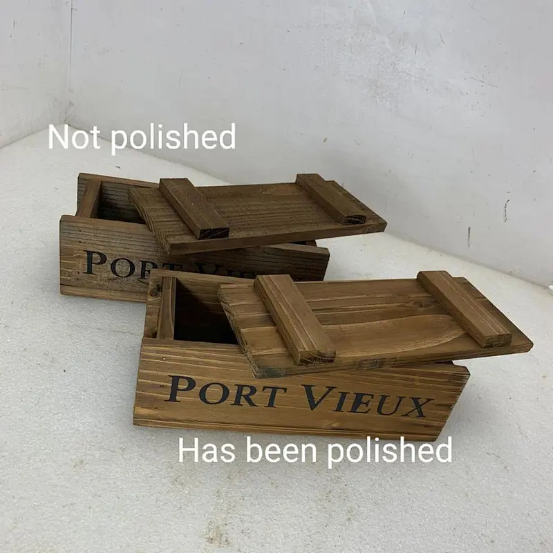 Rustic personalized customized home decoration display cheaper watches  Country style retrocustom small wooden boxwatch box wood