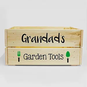 Customized Wooden Storage Crate Box printing