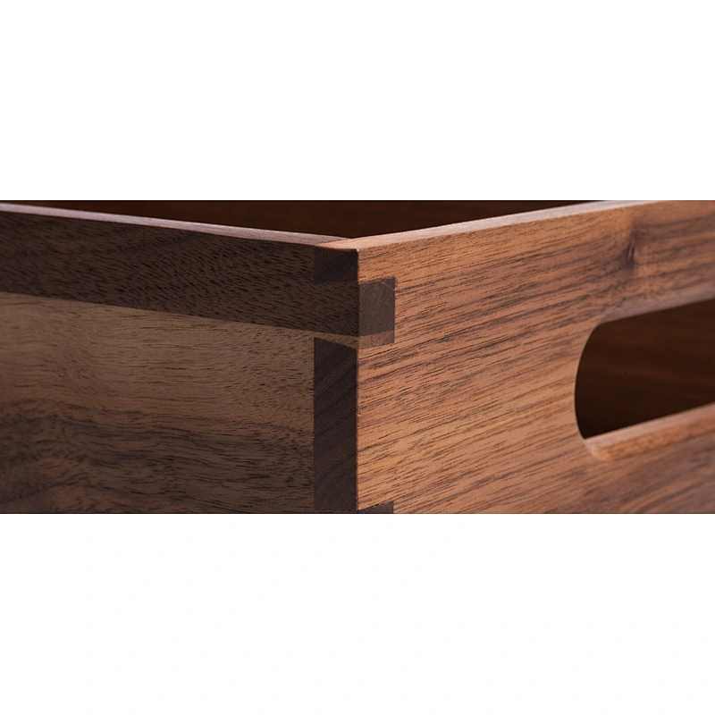 Dark Brown Wood Blanket Design Crate Wood Box Storage For Sale From China