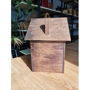 JUNJI Best Bird House Wood New Cedar Wooden Decorative Birdhouse Hanging Nest Rustic