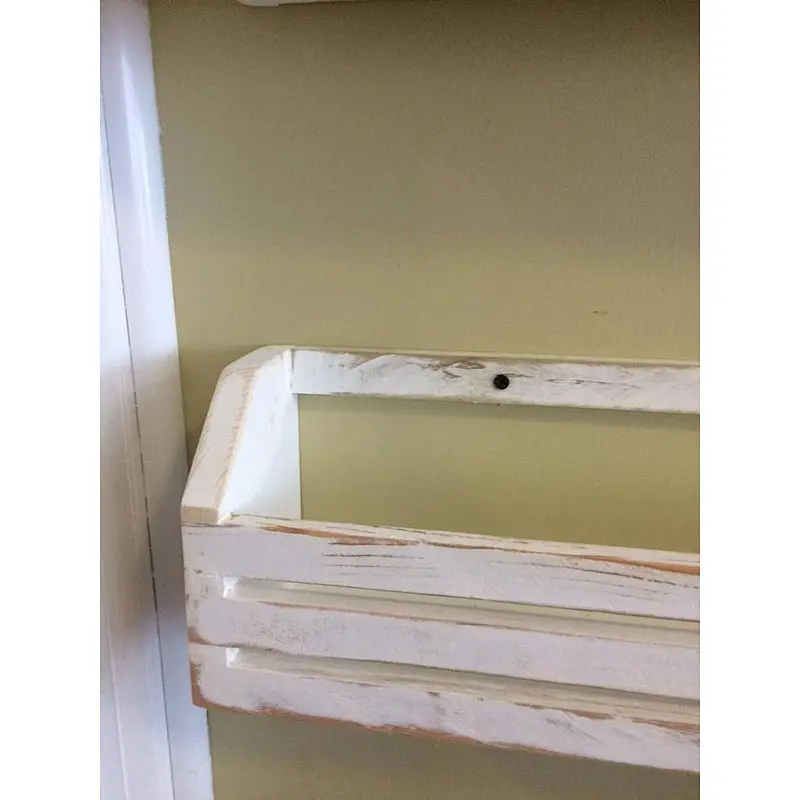 Wall-mounted Shelf,Children's Book Shelves (Rustic)---Set of 3,shelf,Wooden storage rack