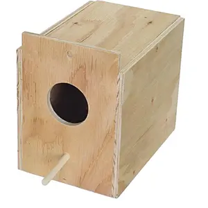 Wooden nest box to decorate or paint