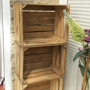 Beautiful Wooden Crates Storage Box
