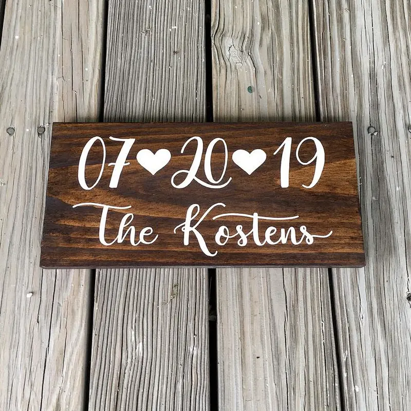 Home Decor Wood Wedding Sign wooden sign plaque blank wooden signs with sayings  wood signs to decorate walls