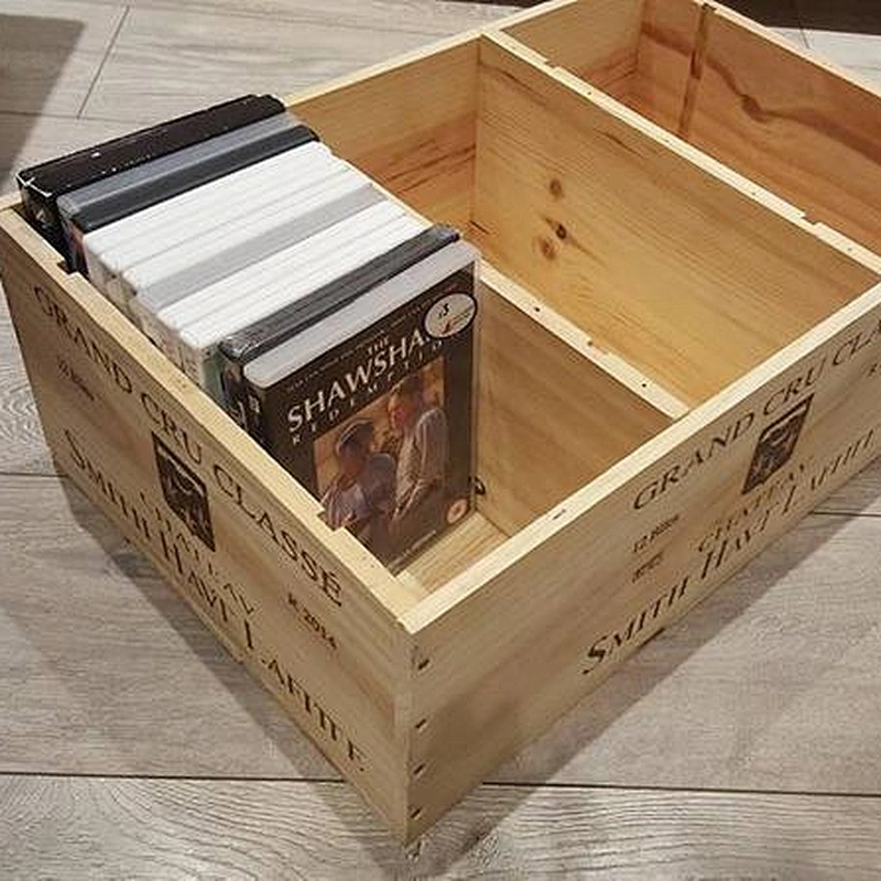 Wooden wine box