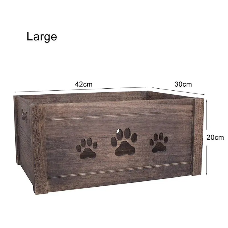Distressed Wooden Fruit Vegetable Storage Crate