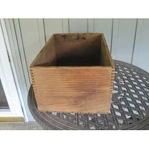 Vintage  Powder Co High Explosives Dynamite Wood Box Wooden Crate