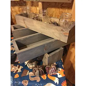 2020 Mason Jars Display trays Box Centerpiece  Country Centerpiece Country Decor Table Centerpiece  Country Decor