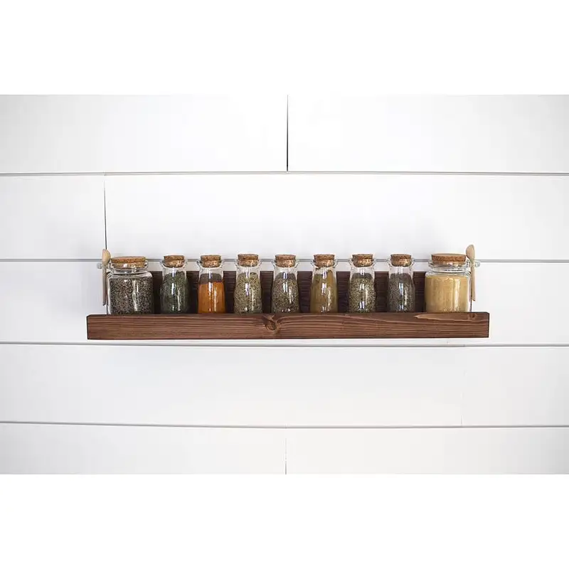Shelf mount wall bracket wood decorative