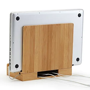 Natural walnut wood phone docking station wooden docking station men desk mobile phone holder
