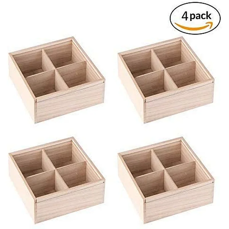 wooden table caddy storage tray  rustic decor condimetn holder  table display footstool tray  Gift Box