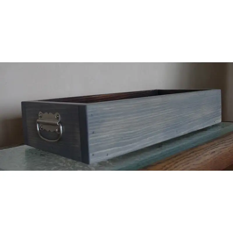 Rustic Farmhouse Wood display Box For Planter