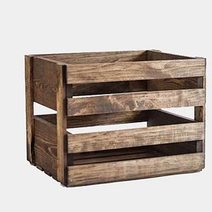 New hand made wood crate