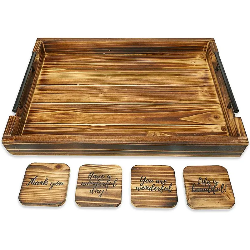 Serving Trays for Ottomans Wooden Tray Table Wood Tray Wooden Tray