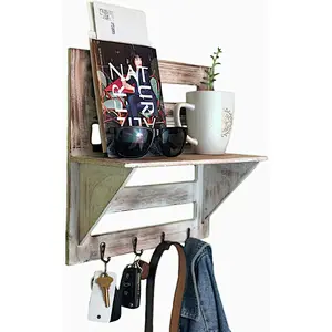 Rustic wood floating wall shelves white wall shelf floating shelves wall mounted