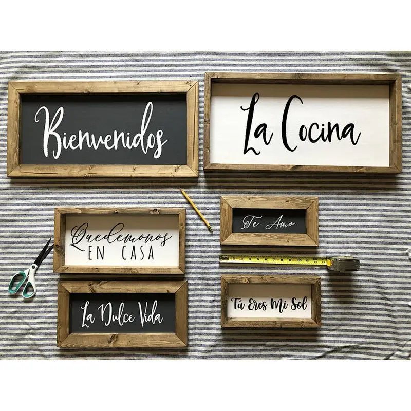 Design Your Own Farmhouse Sign Home Decor Gift Custom Sign Custom Living Room Gallery Wall Signs