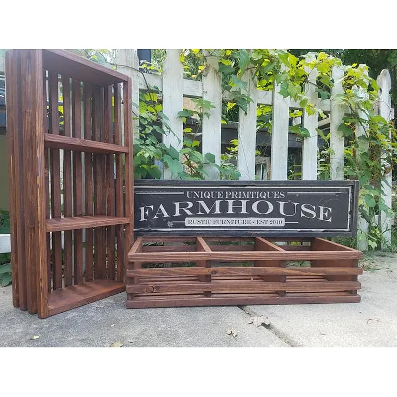Rustic FARMHOUSE CRATE BOX