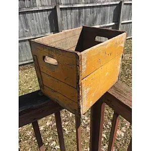 Antique  beer case wooden box