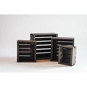 Unfinished stroge Wood crate wooden box custom wooden crates