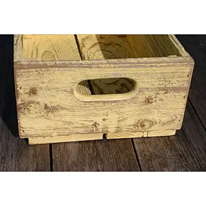 Rustic vintage wooden box