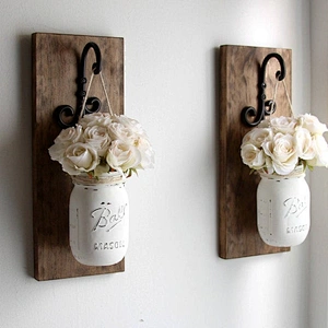 Shelf wall mount floating shelves wall rope  mail holder and coat key rack wall shelf